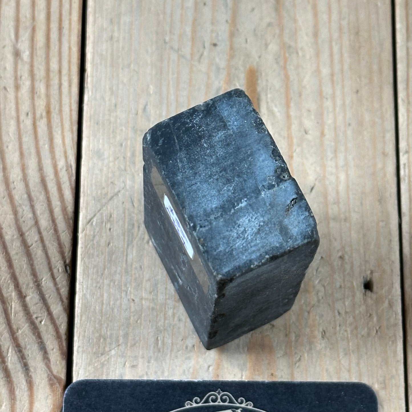 A334 Vintage BLACK & BROWN TURKEY STONE Natural Sharpening OILSTONE oil