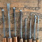 SOLD T9999 Vintage set of 8 x S.J. ADDIS Carving CHISELS