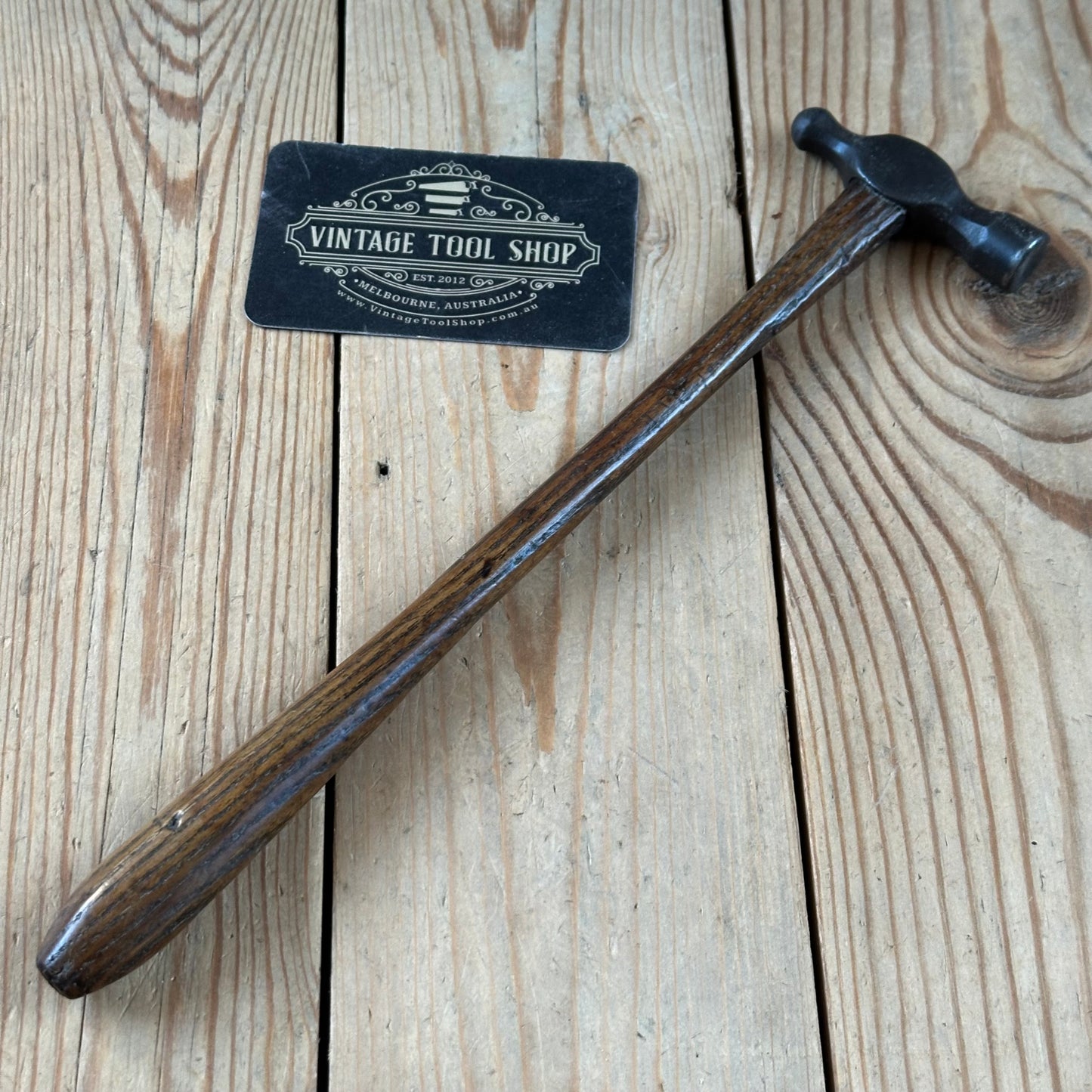 D1767 OLD! Vintage small jewellers metalworking BALL PEEN Hammer