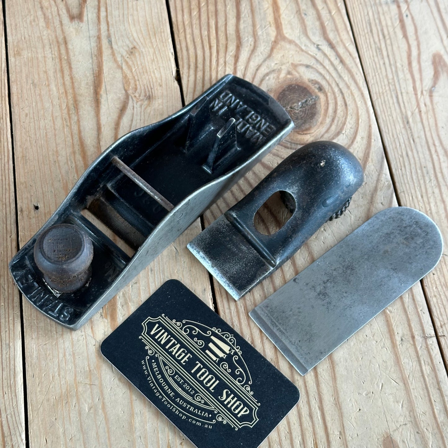 H842 Vintage STANLEY England No.110 Block PLANE