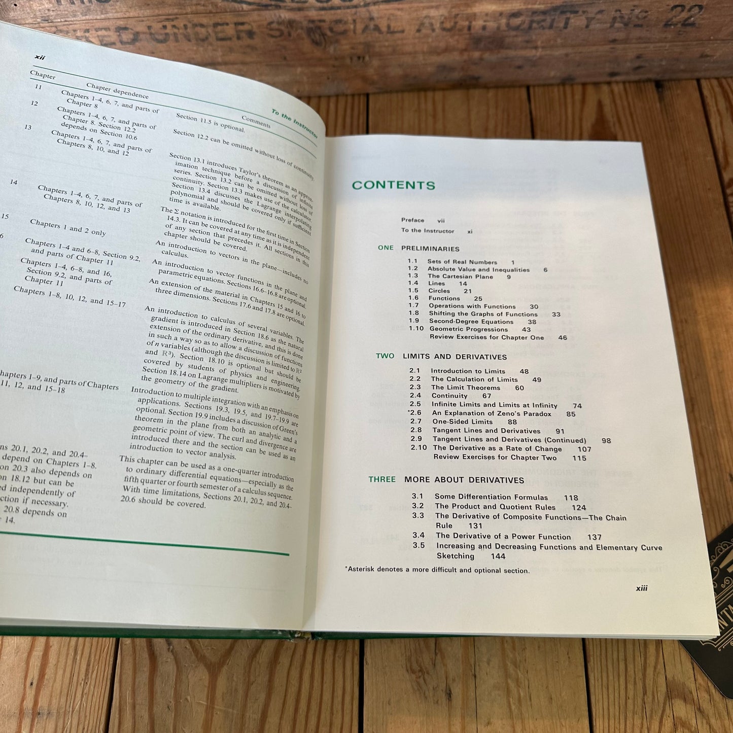 XBN38 Vintage 1977 CALCULUS BOOK by Stanley I.Grossman