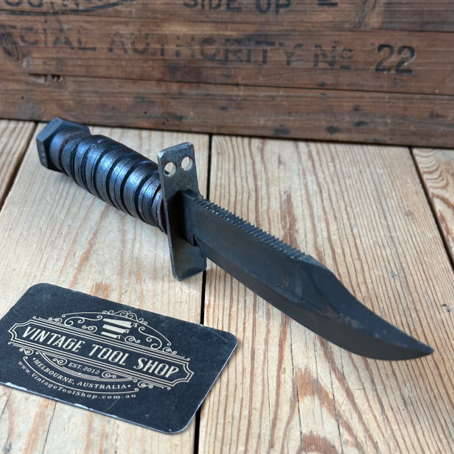 K34 ARMY! Vintage CAMILLUS ONTARIO USA pattern PILOTS KNIFE