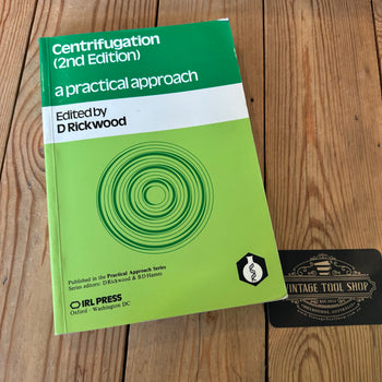 XBN7 Vintage 1984 Centrifugation a Practical Approach 2nd Edition BOOK by D.Rickwood