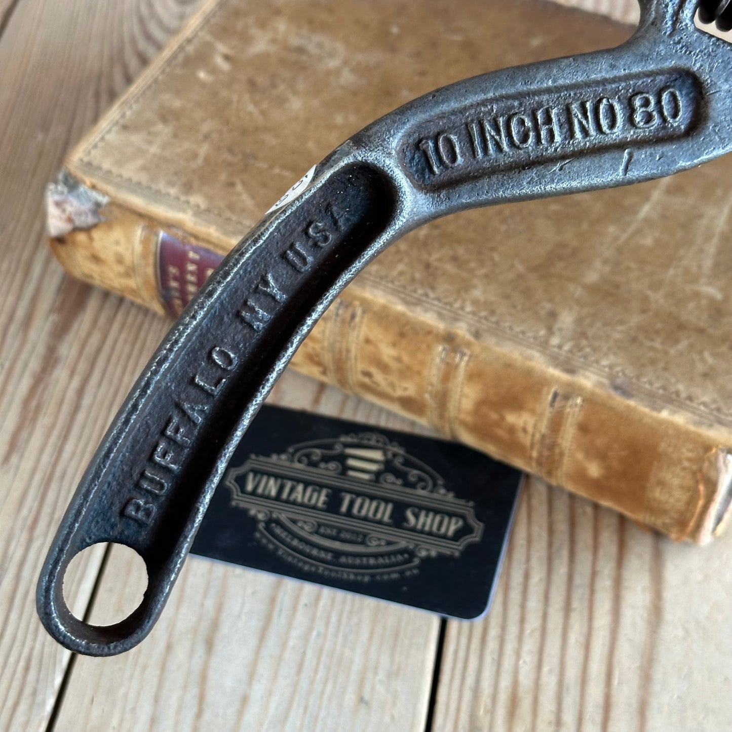 N1479 Vintage FORDSON 10” Adjustable “S” WRENCH