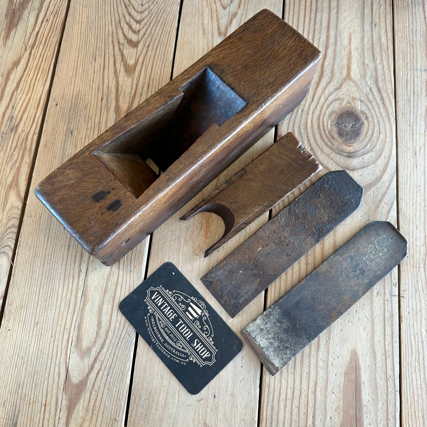 Y1658 Antique FRENCH Live Oak SMOOTHING PLANE