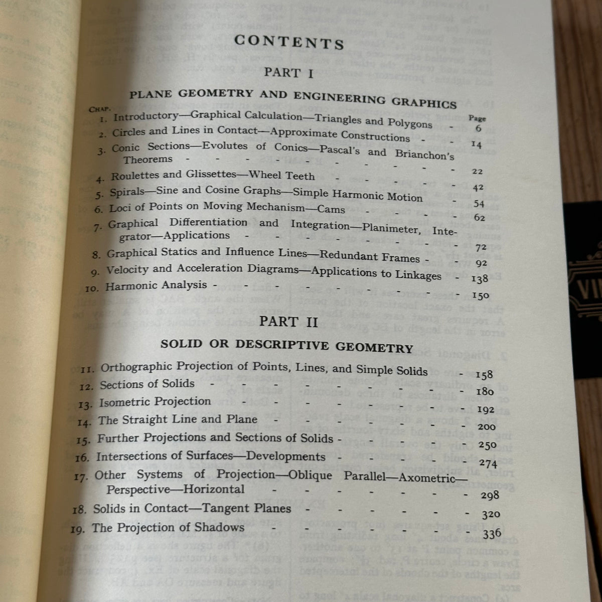 XBN125 Vintage BOOK PRACTICAL GEOMETRY and ENGINEERING GRAPHICS by W.Abbott