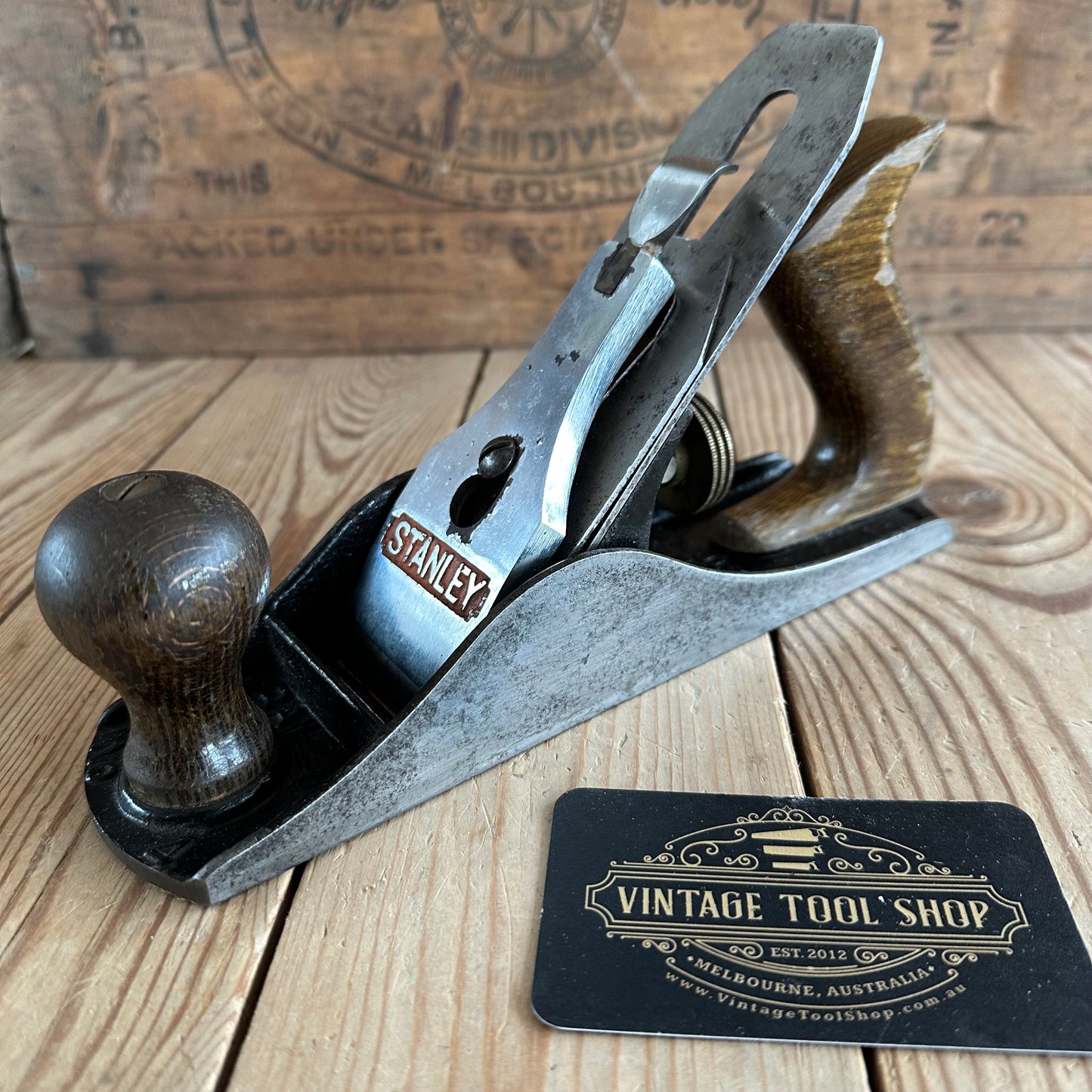 N1651 AUSSIE! Vintage STANLEY Australia No.4 plane