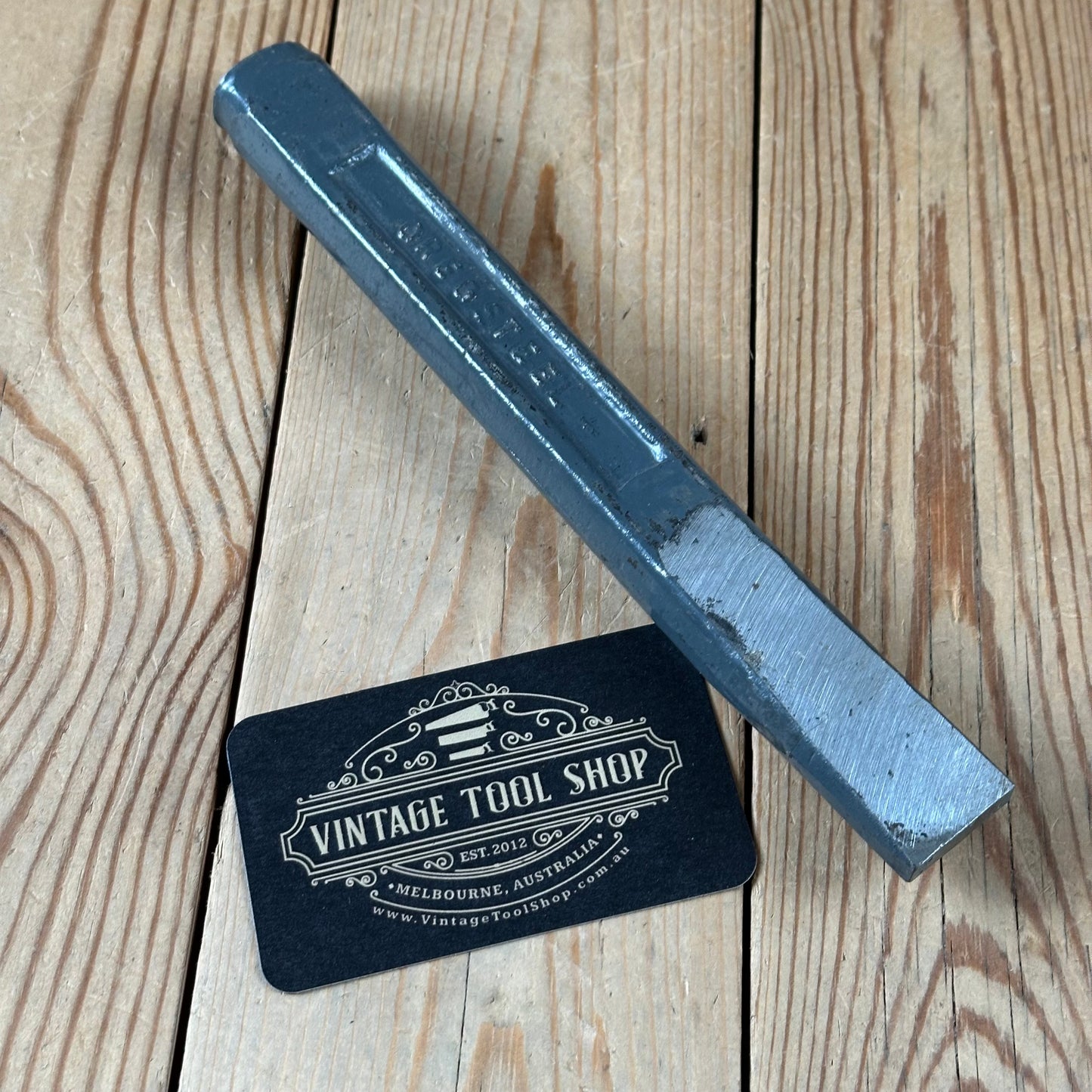 H2434 Vintage GREGSTEEL Australia RIVET BUSTER COLD CHISEL