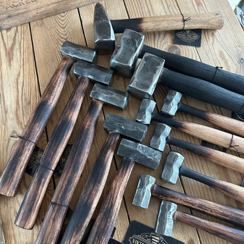 JMB Blacksmith made HAND FORGED 1045 steel DOG HEAD HAMMERS. Made by Jacob Marcus BONESAW