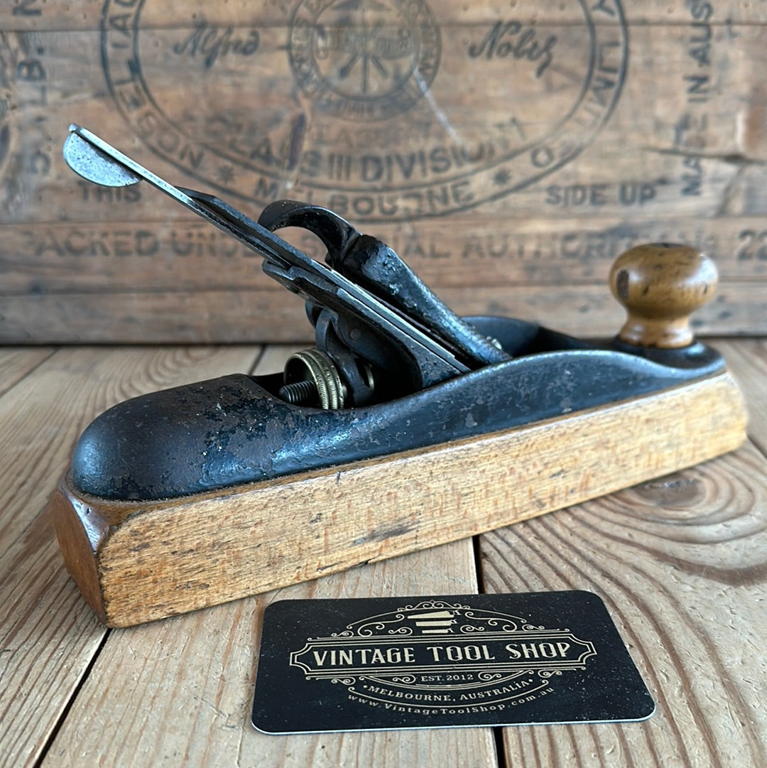 N1021 Antique STANLEY Rule & Level No.25 LOW ANGLE transitional plane