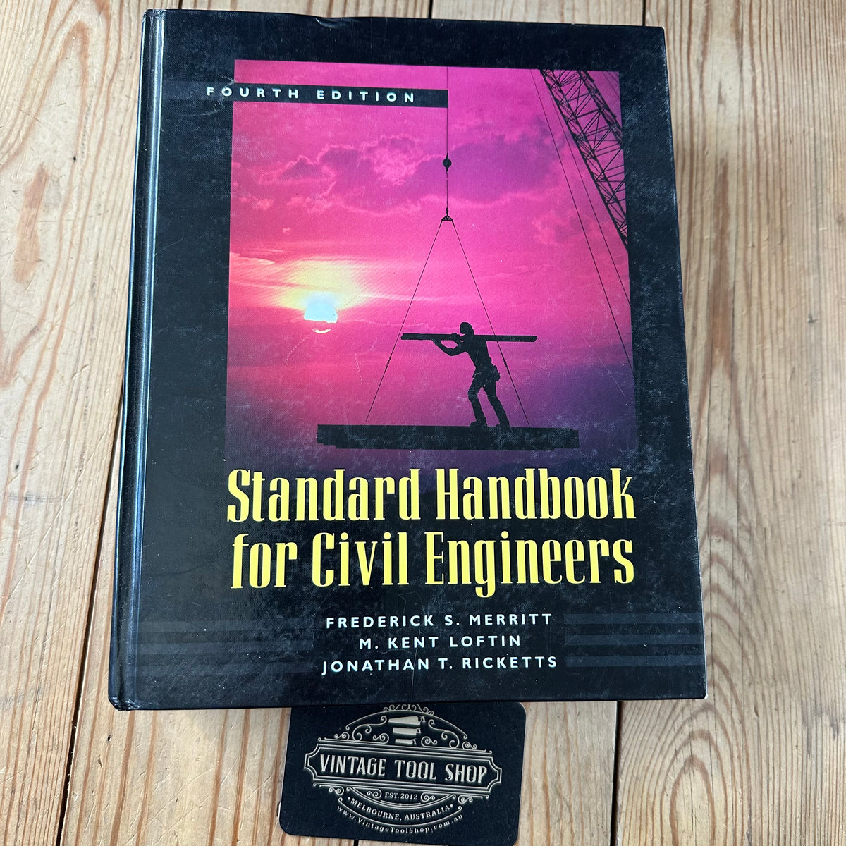 XBN64 Vintage 1995 BOOK STANDARD HANDBOOK for CIVIL ENGINEERS by F.S.Merritt & M.K.Loftin & J.T.Ricketts 4th edition