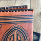 VD2258 Vintage 1970s Tallinn LEATHER BOOK notebook journal diary COVER handmade in Estonia