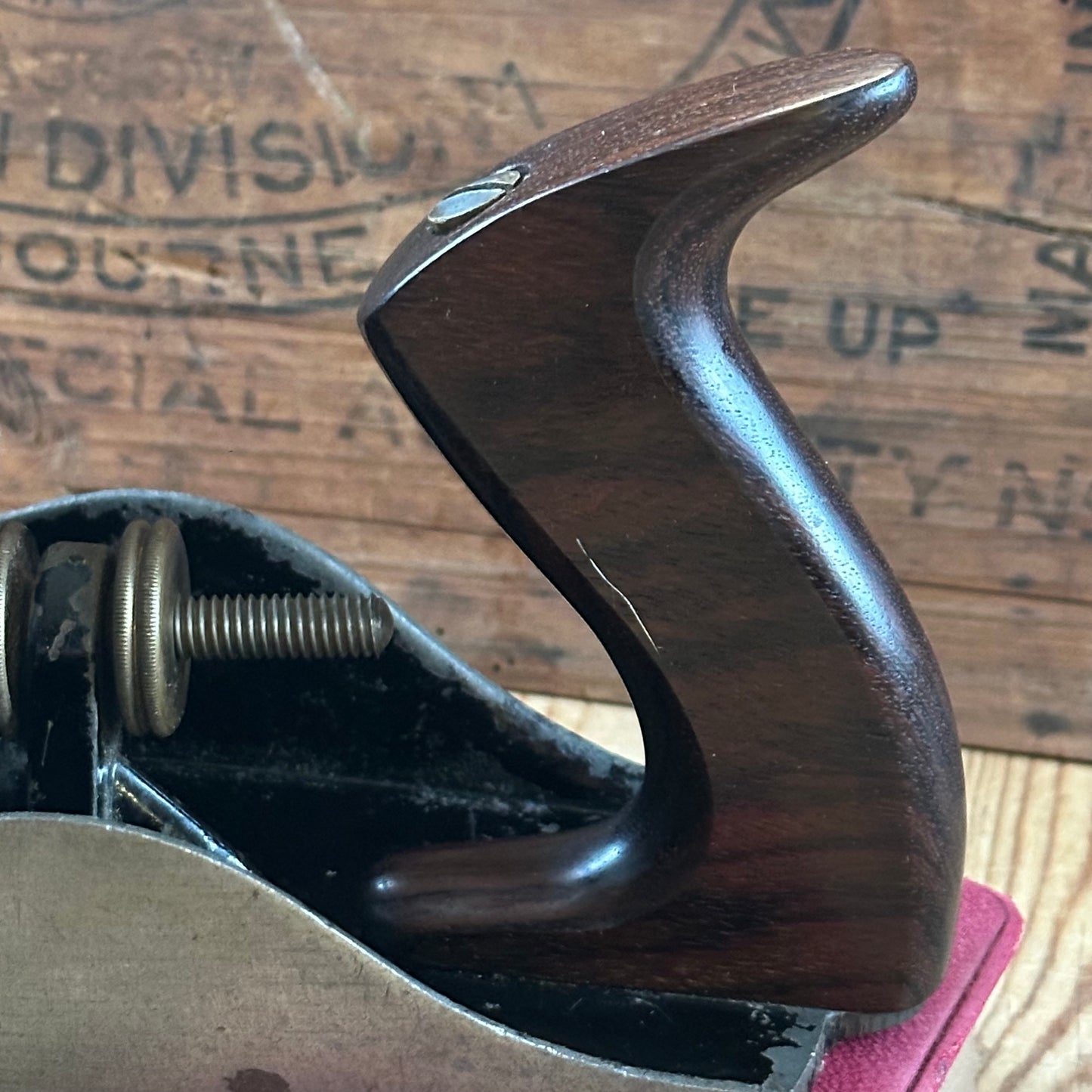 N1702 Vintage STANLEY no.112 scraper PLANE Rosewood handles