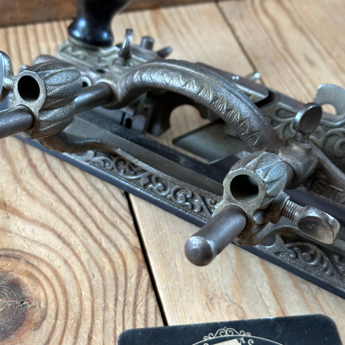 C6 COMPLETE! Antique STANLEY USA No.46 Combination PLANE with 10 cutters