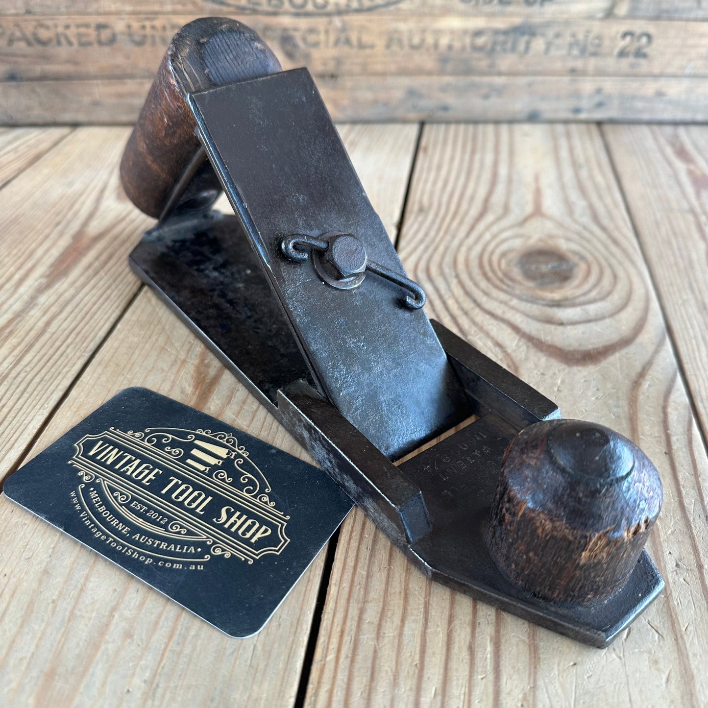 N1168 RARE! Vintage Robert McCONNELL Patent Australia SCRUB PLANE