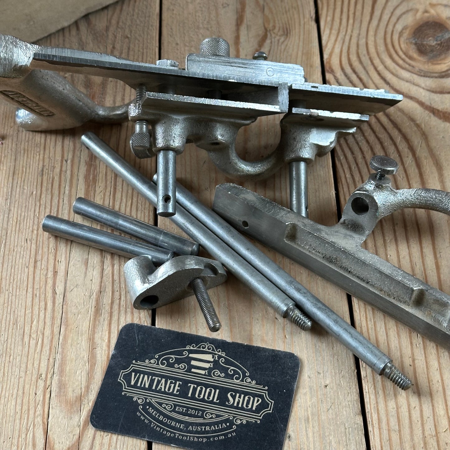 N894 Vintage 1945-1955 CARTER Australia No:C54 plow & groover + 7 x cutters PLANE IOB
