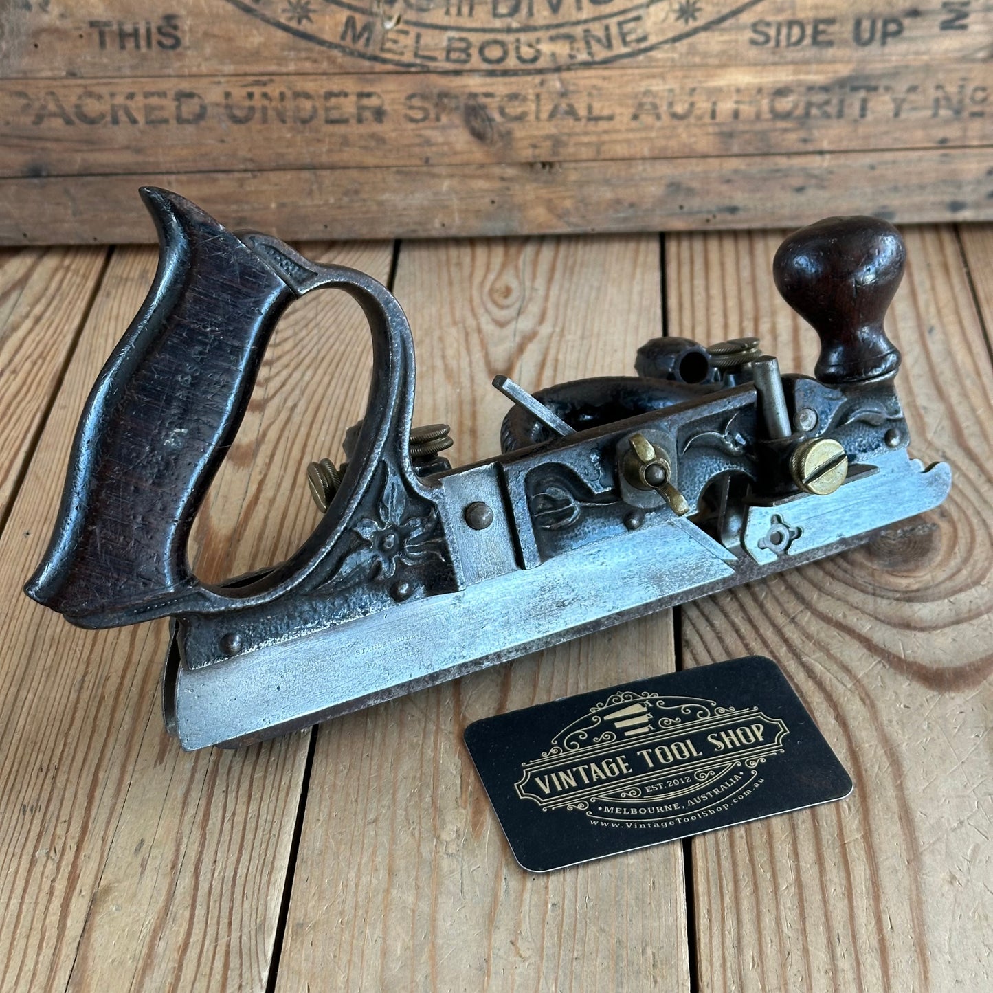 H255 Antique early STANLEY USA No.45 Combination PLANE