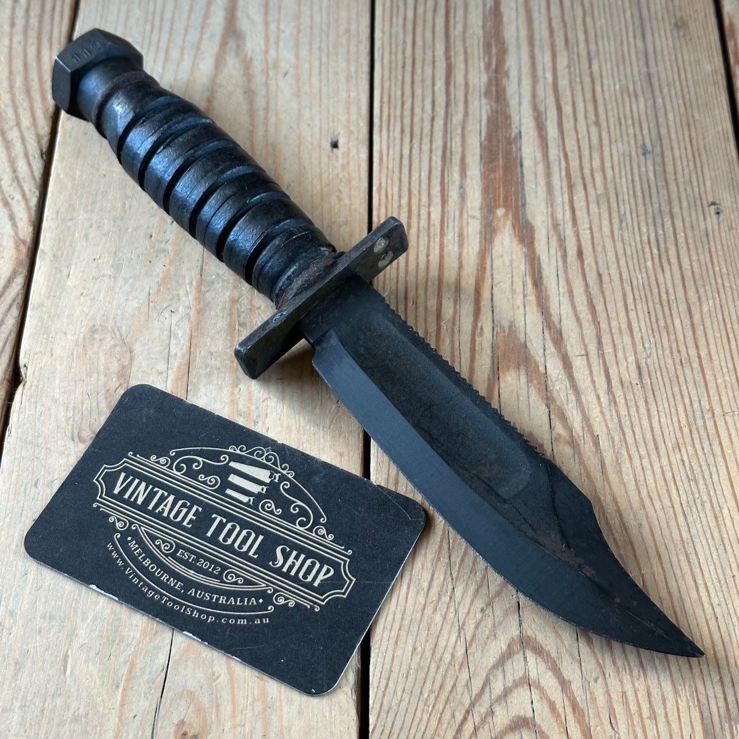 K34 ARMY! Vintage CAMILLUS ONTARIO USA pattern PILOTS KNIFE