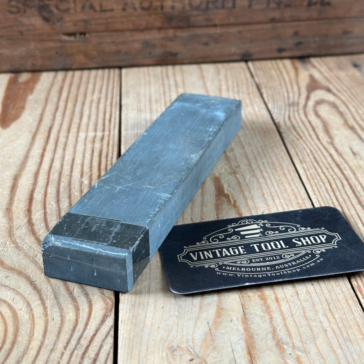 A378 ULTRA FINE! Vintage German Thuringian SLATE Razor BARBER HONE sharpening stone waterstone