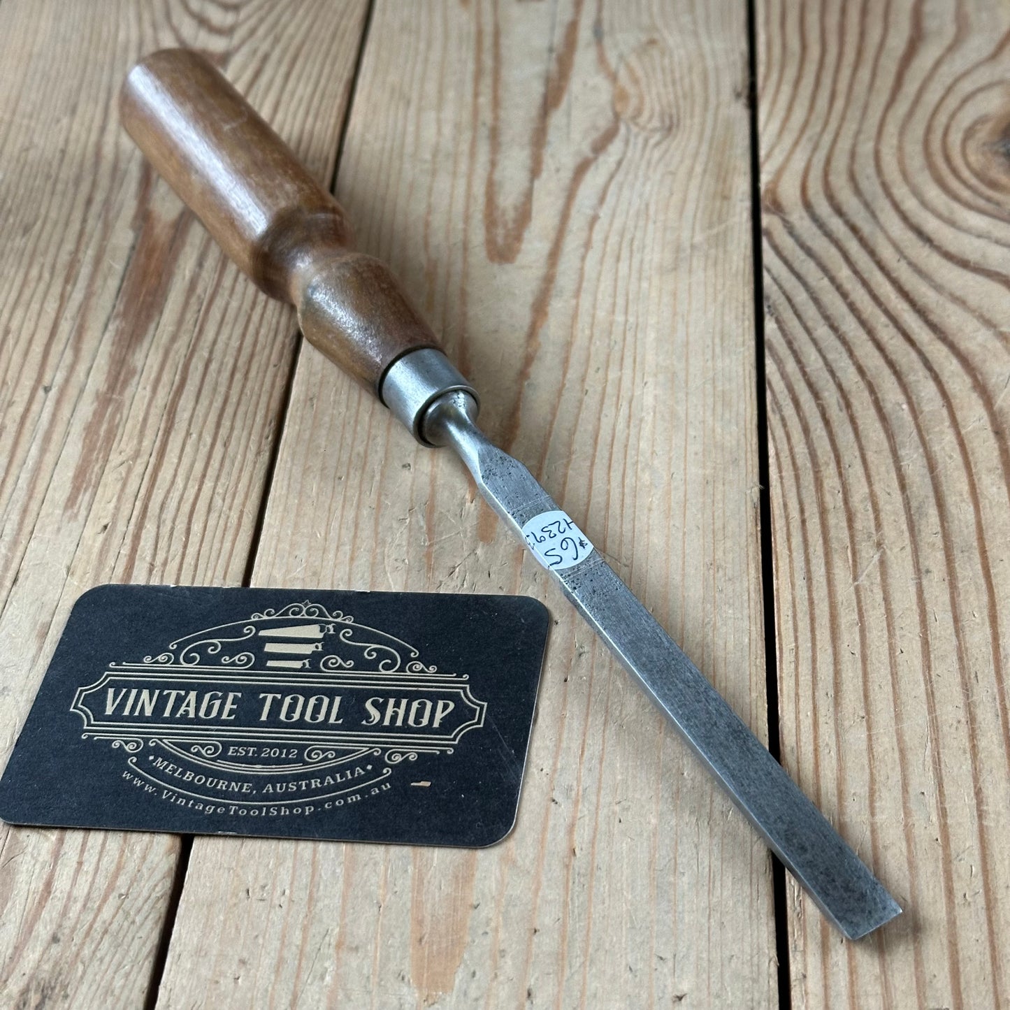 H2393 Tidy! Vintage TITAN Australia Model 131 9mm 3/8” FIRMER CHISEL 1950s