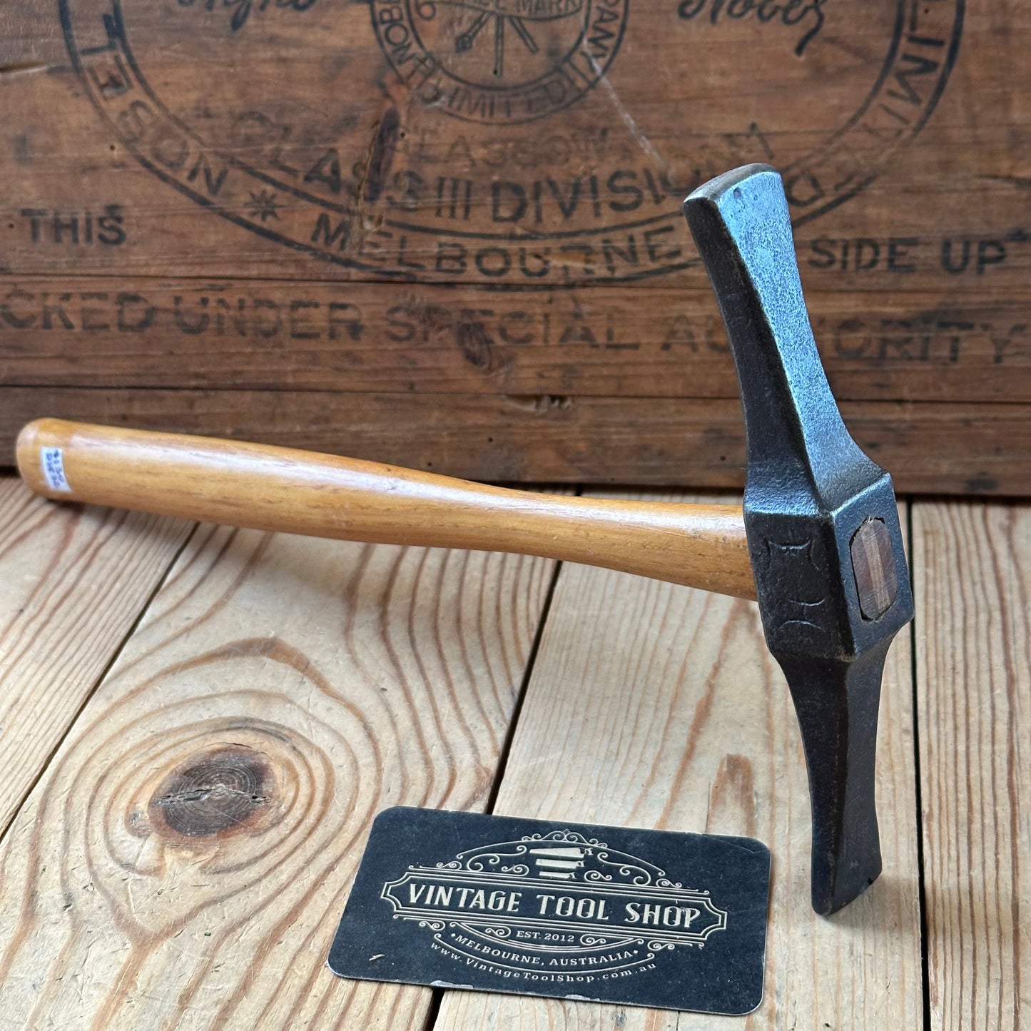 D1832 Vintage DOUBLE FACE Metalworking HAMMER