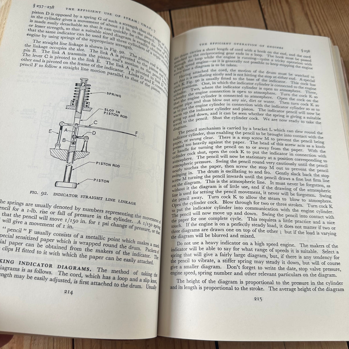 N2054 Vintage BOOK The EFFICIENT USE of STEAM by O.Lyle