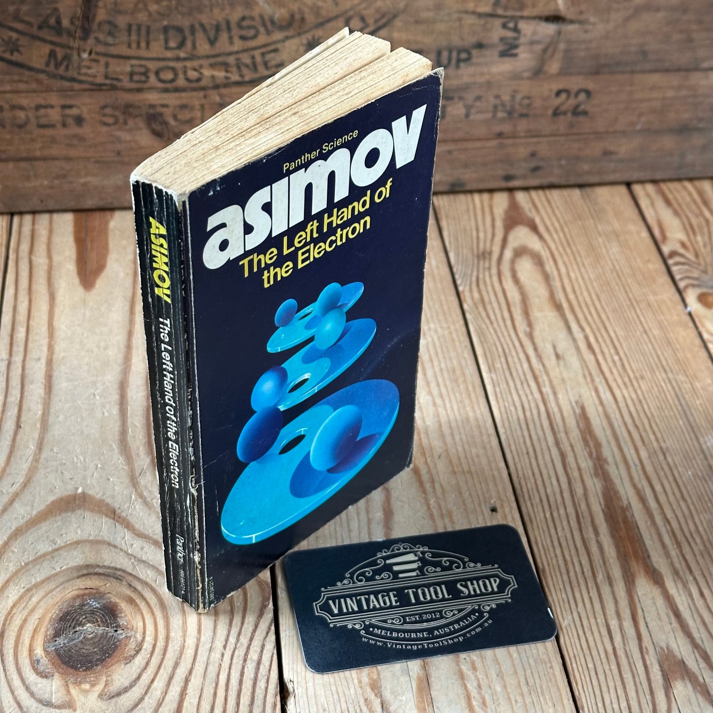 XBN89 Vintage BOOK The LEFT HAND of the ELECTRON by I. Asimov