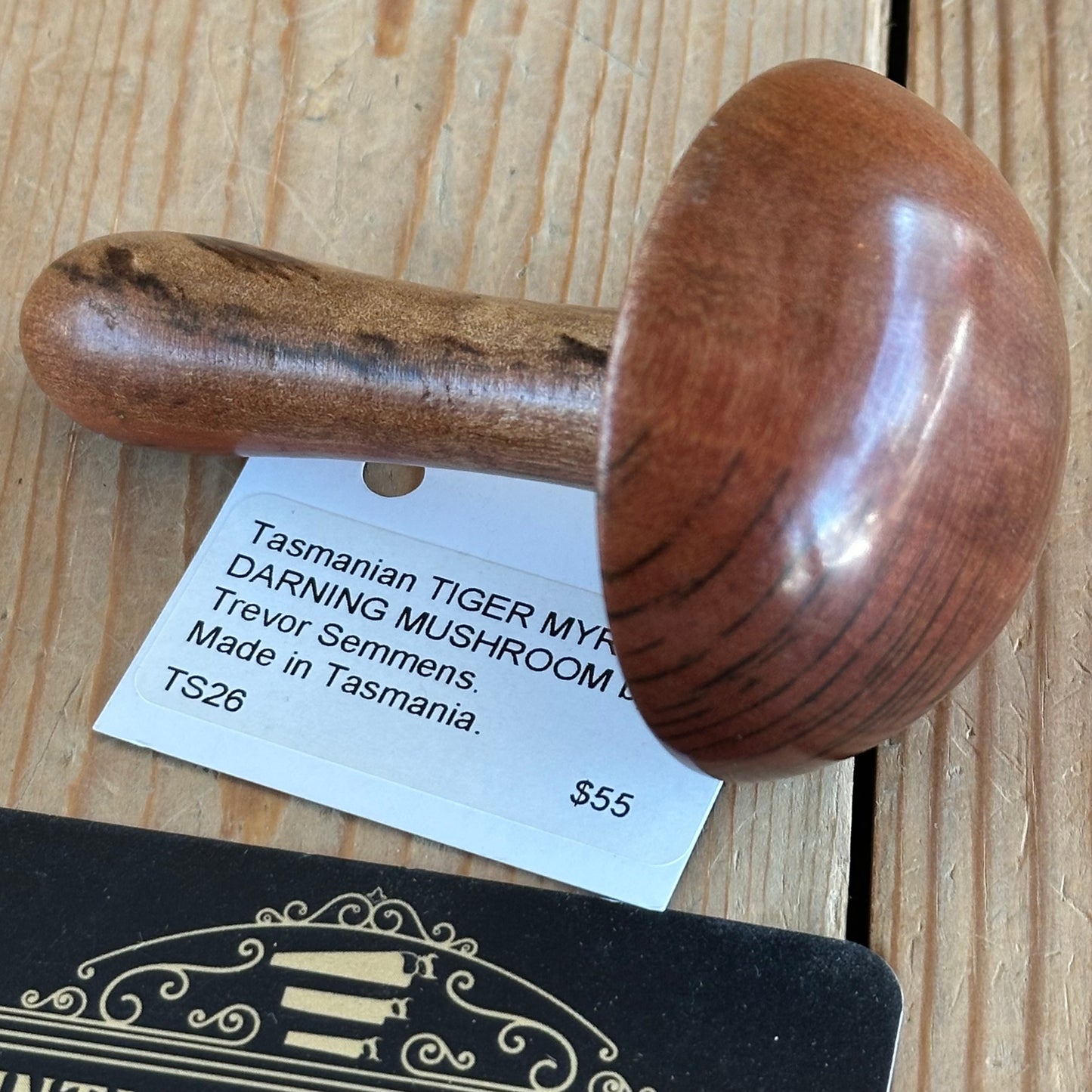 TS24-TS33 Australian made NEW! Tiger Myrtle DARNING MUSHROOM mending tool