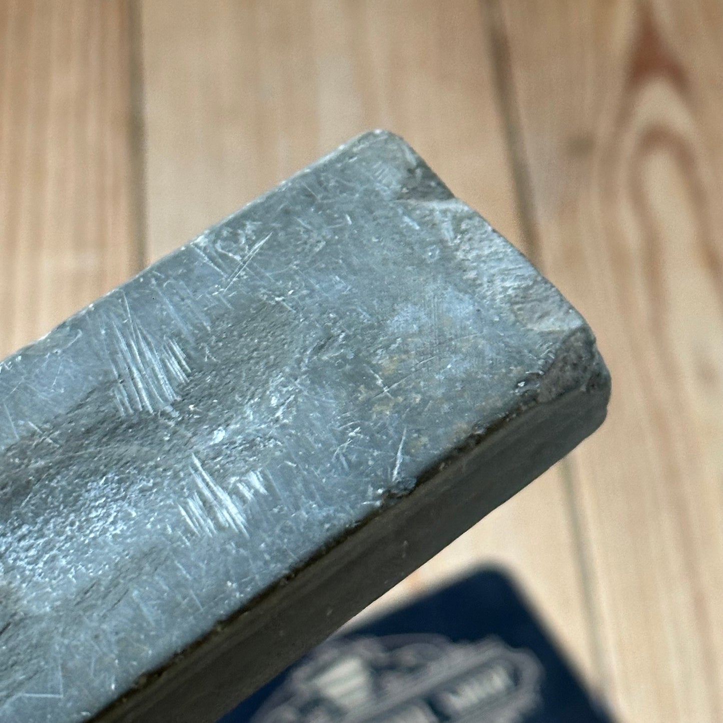 A377 ULTRA FINE! Vintage German Thuringian SLATE Razor BARBER HONE sharpening stone waterstone