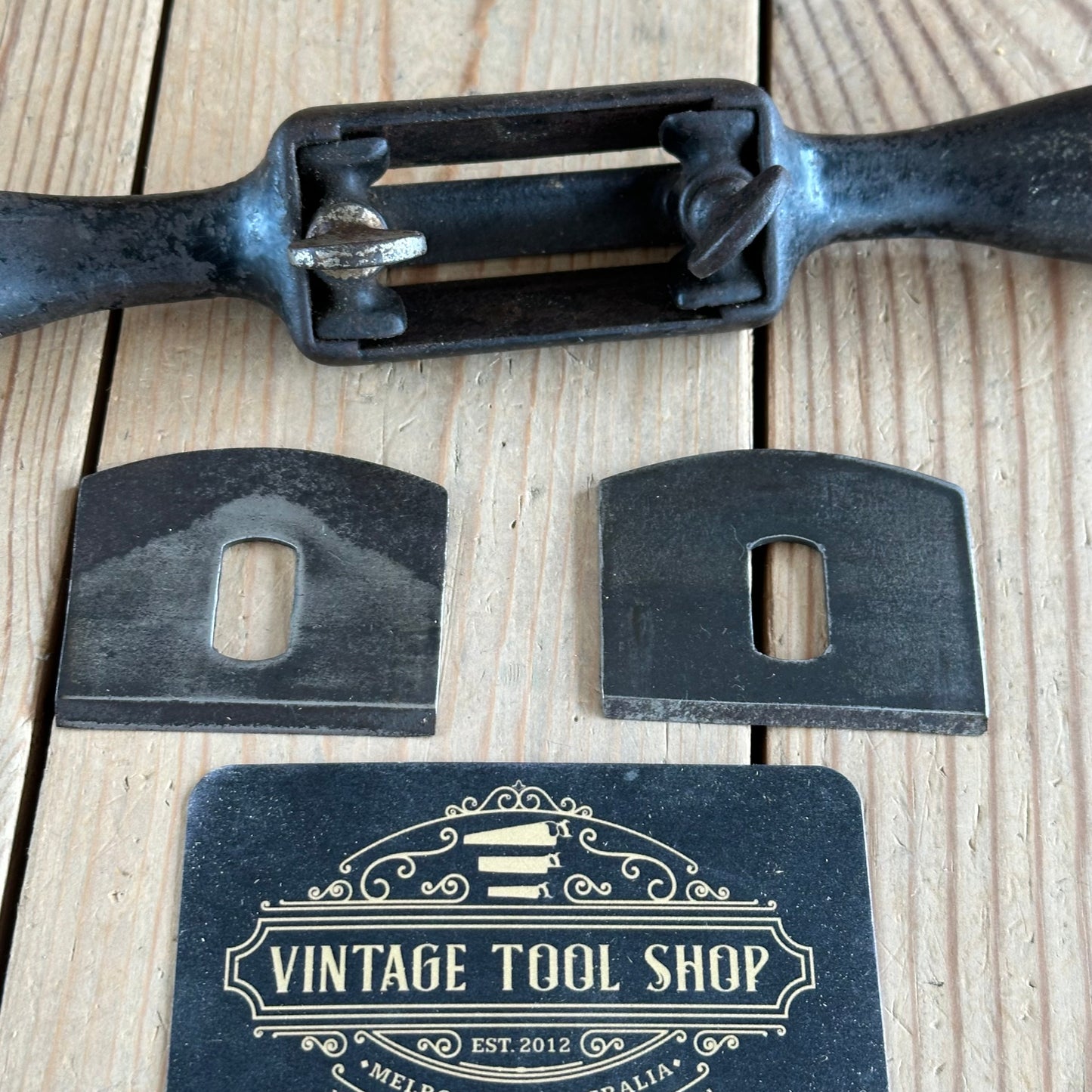 P27 Vintage STANLEY No:62 Pat 1876 DUPLEX SPOKESHAVE Spoke Shave