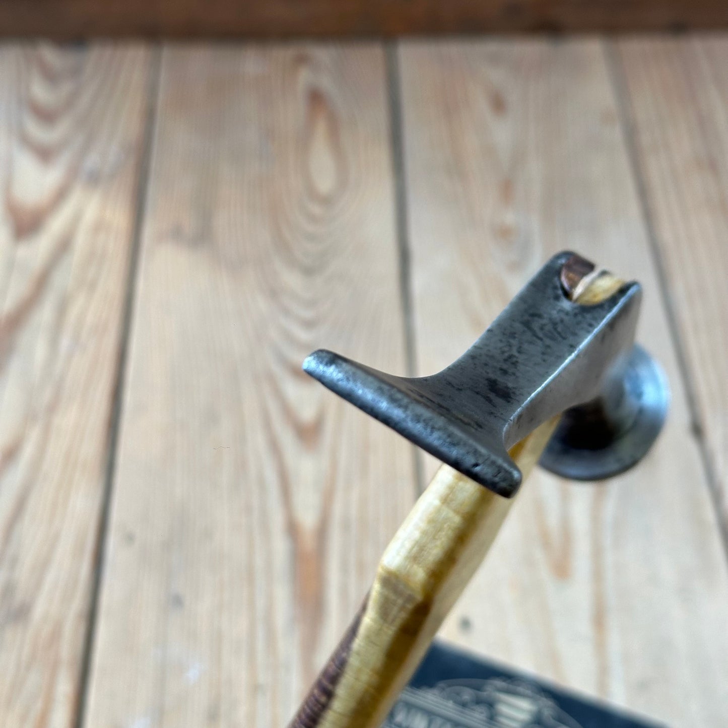 Y1954 Antique FRENCH Cobblers HAMMER Napoleons Hat with a custom GIDGEE  handle