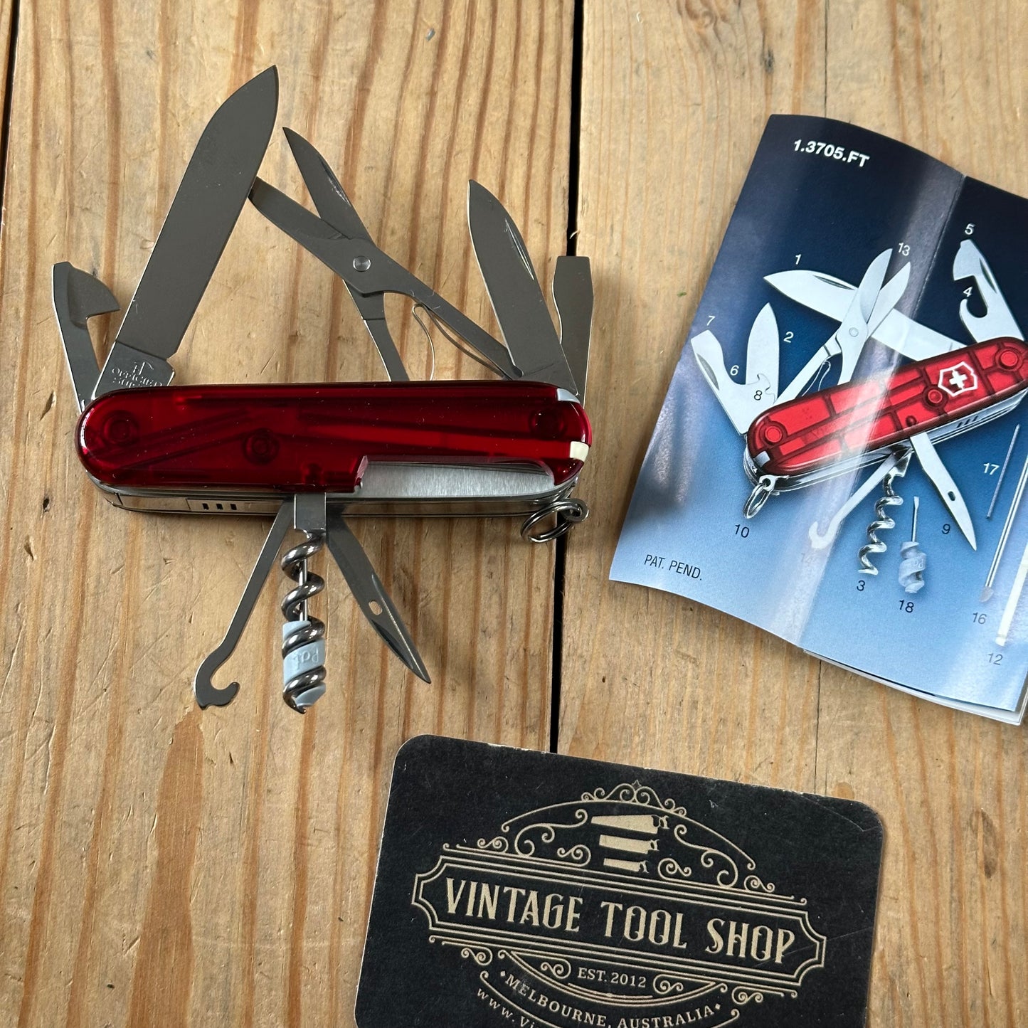 K63 ULTRA RARE! Vintage Collectable Victorinox SWISS FLAME SWISS ARMY KNIFE