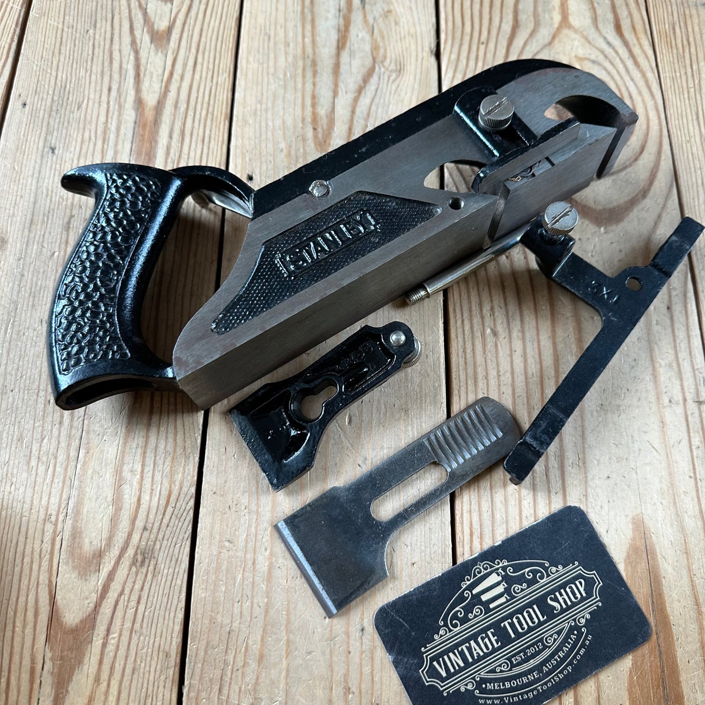 H2408 Vintage STANLEY England No.78 Duplex REBATE Rabbet PLANE IOB