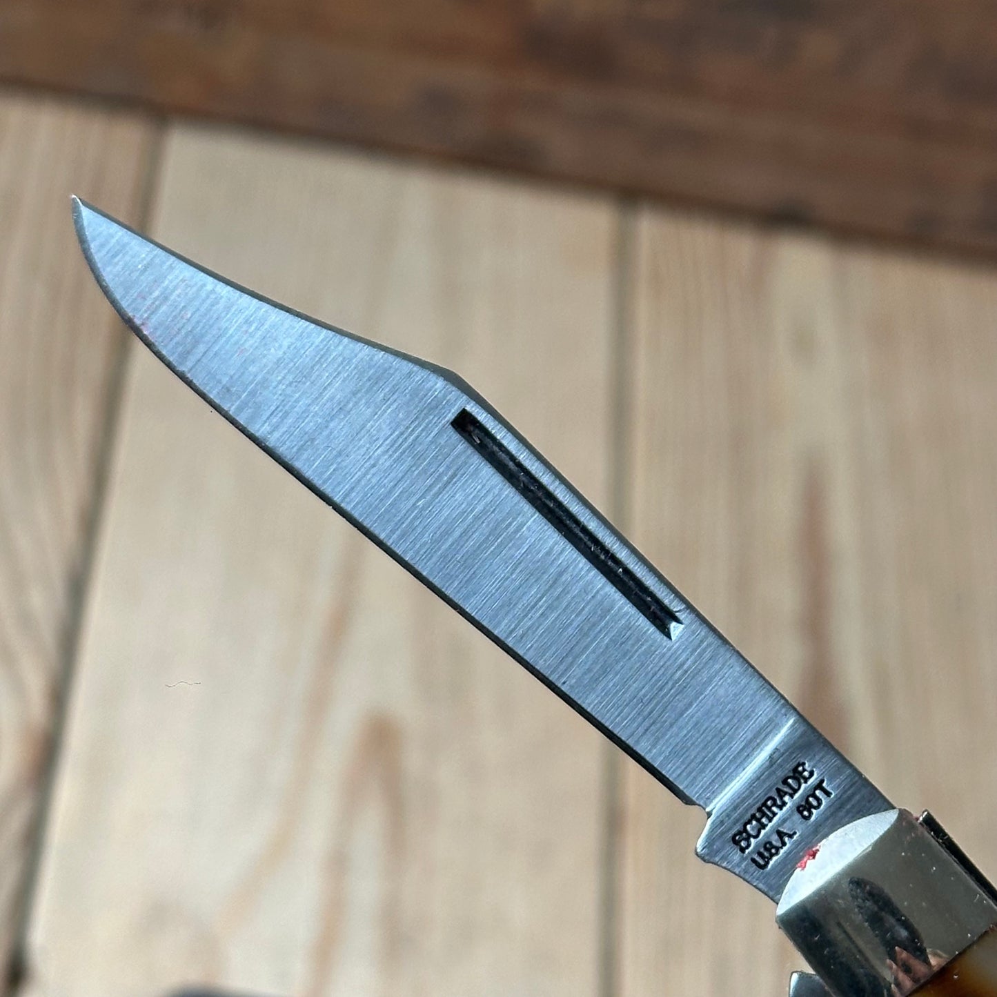 K67 NEW OLD STOCK! Vintage SCHRADE USA 100th anniversary 2004 OLD Timer folding KNIFE IOB