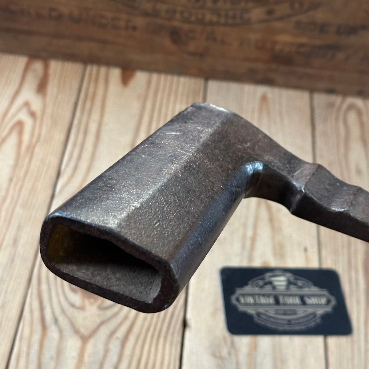 T9874 WILD! Antique AUSTRIAN kreuzaxt, laminated steel