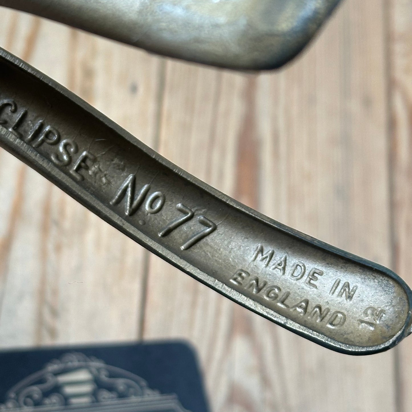 N1830 TIDY! Vintage ECLIPSE England No.77 SAW SET IOB