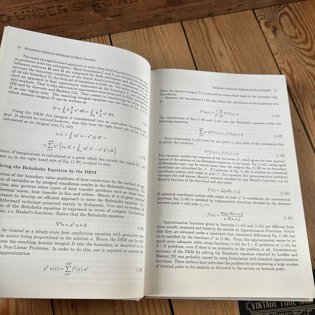 N2046 Vintage 1992 BOOK BOUNDARY ELEMENT METHODS in HEAT TRANSFER by L.C.Wrobel & C.A.Brebbia