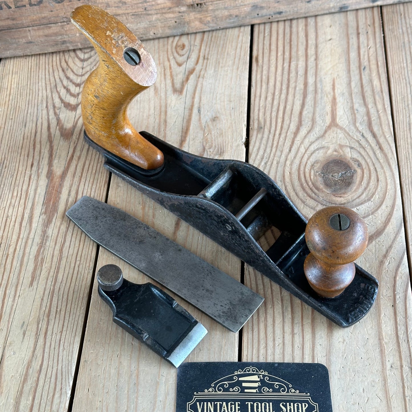 N1172 Vintage STANLEY USA circa 1910 No.40 scrub PLANE