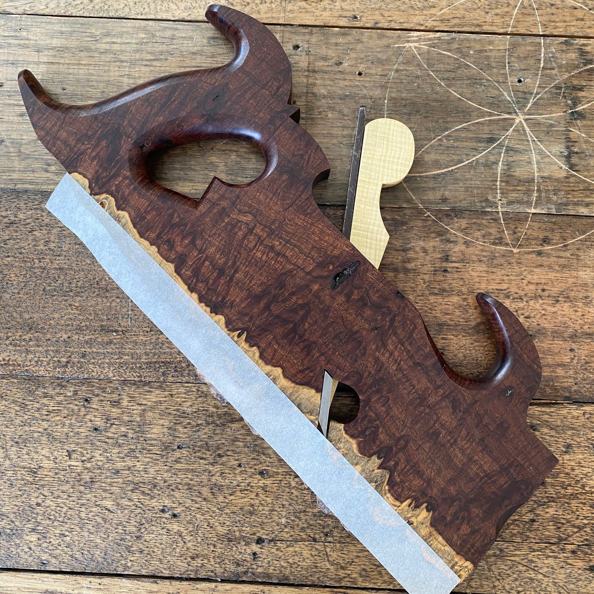HSP5 One of One HERITAGE SAWS Melbourne GIDGEE Rebate plane “Cut Along the Dotted Line”