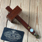H2508 Vintage MARPLES Sheffield Mahogany & BRASS Mortise marking GAUGE
