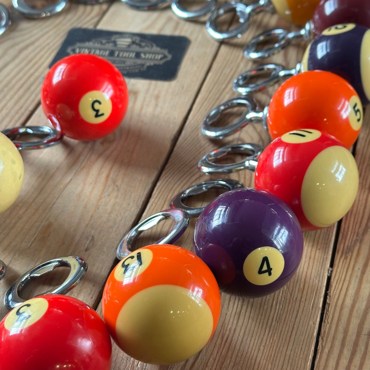 TRB NEW! AUSTRALIAN made POOL BALL BOTTLE OPENERS by TONY RALPH