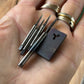H2396 Vintage tiny JEWELLERS WATCHMAKERS taps & die in vintage Phillips tin