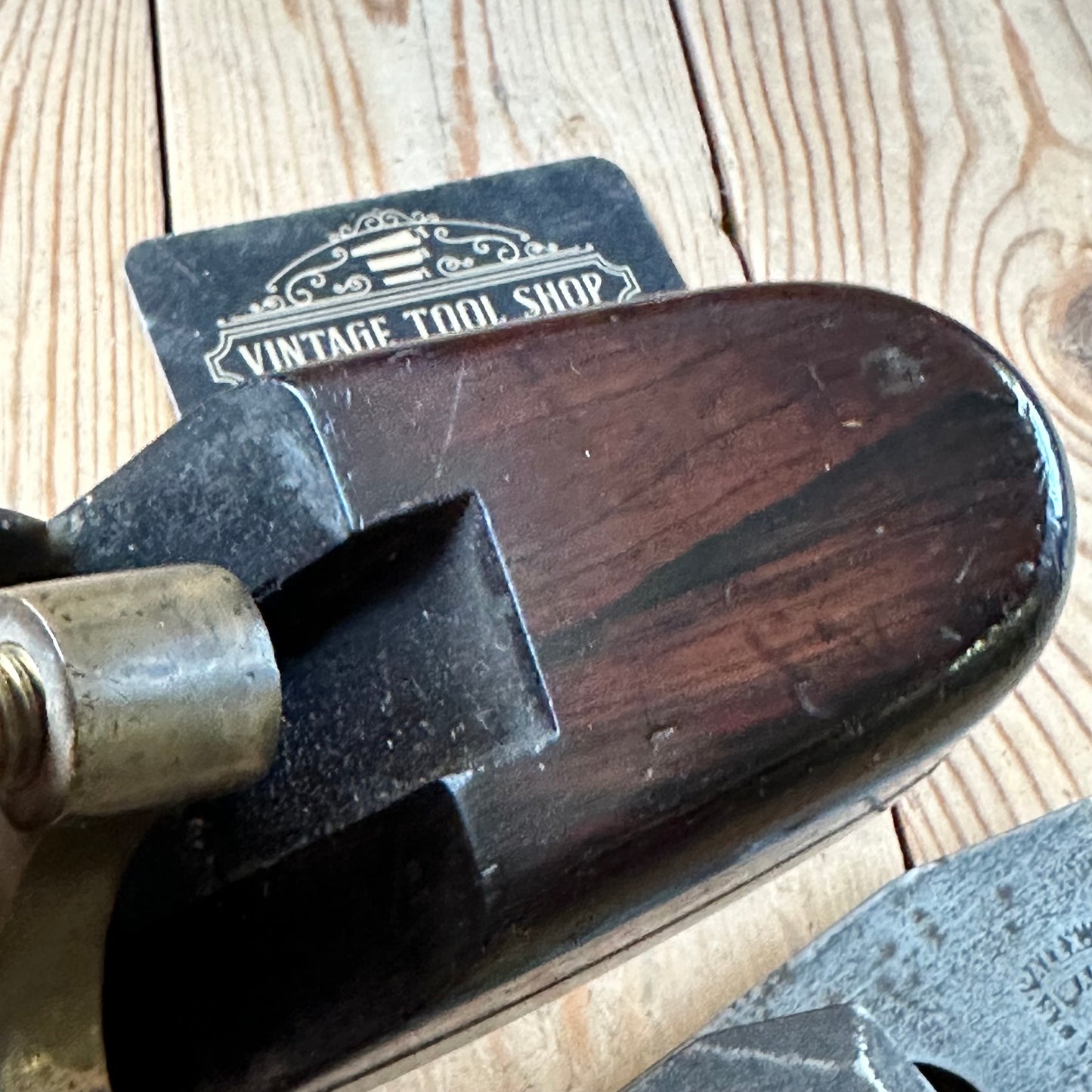 N1038 Antique MATHIESON Scotland No:842 SMOOTHING plane Rosewood