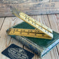 H1594 Vintage RABONE England No.1167 2ft boxwood RULER