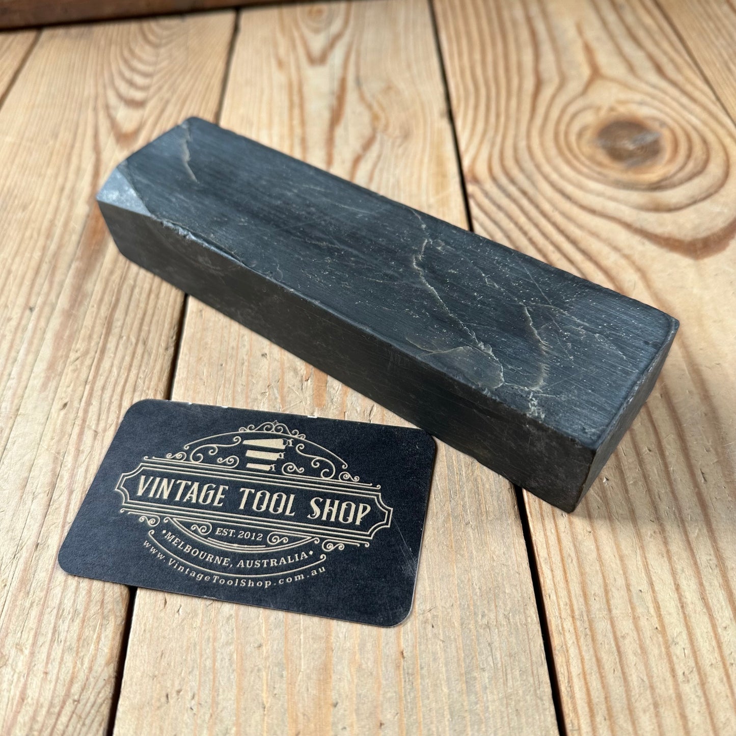A390 Vintage BROWN TURKEY STONE of the Levant Natural Sharpening OILSTONE