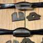 H2390 Vintage pair of No.64 FLAT & No.63 CONVEX curved base SPOKESHAVES