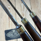 N1750 Vintage set of 3 x English made SPOON GOUGES Carving chisels