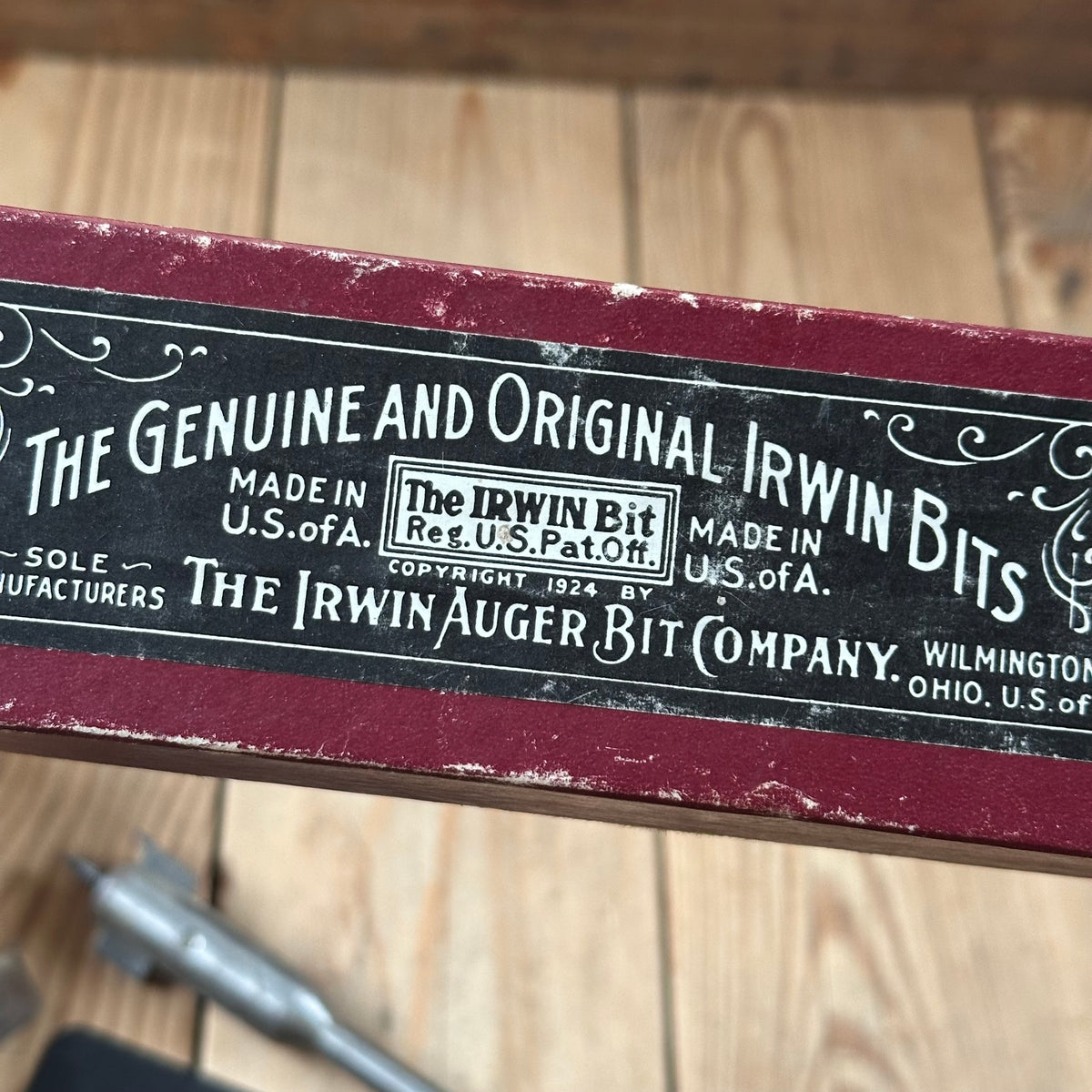 N1832 NEW OLD STOCK! Vintage IRWIN USA No.1 expansive DRILL BIT IOB
