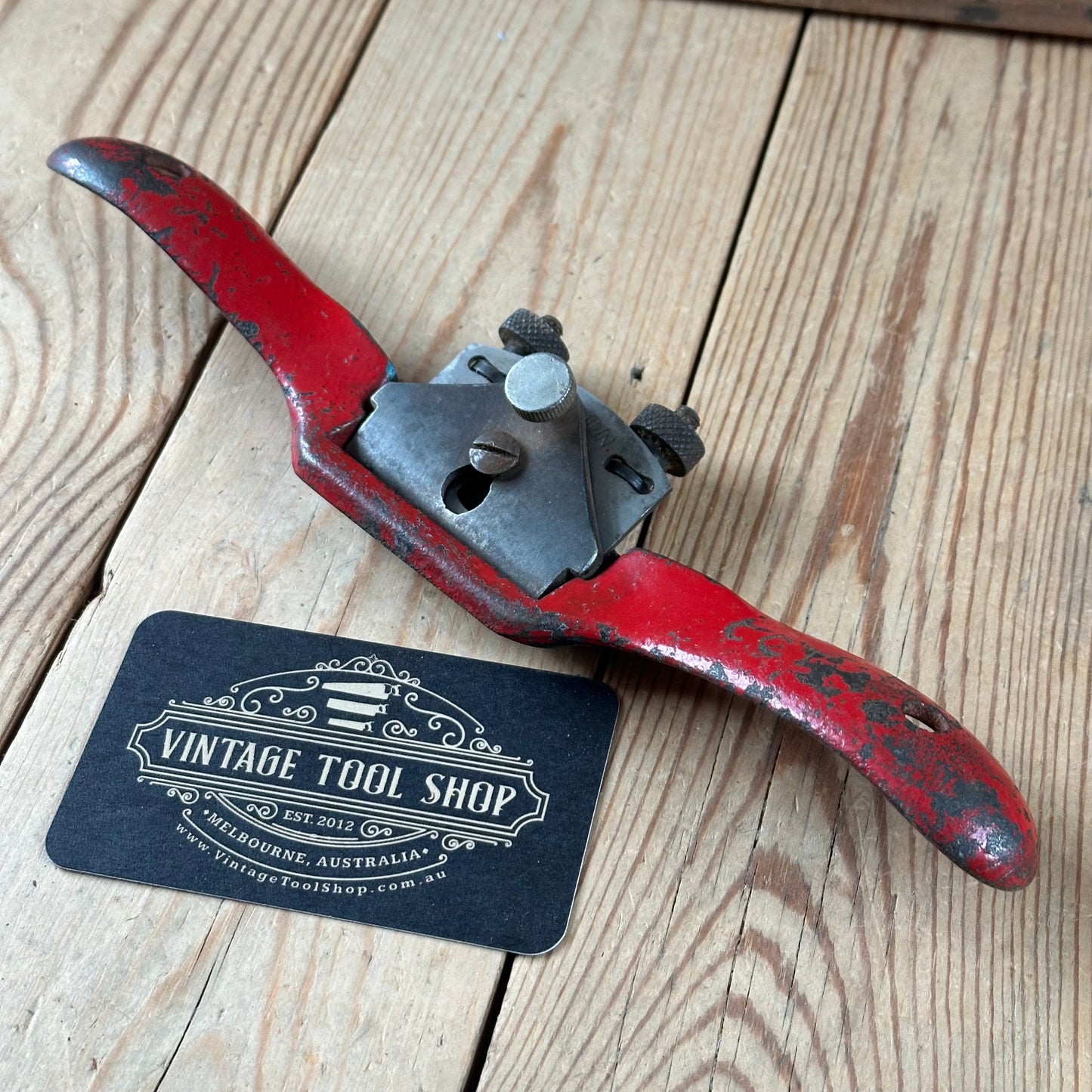 N1811 Vintage FALCON Australia No.F151 adjustable flat base SPOKESHAVE spoke shave