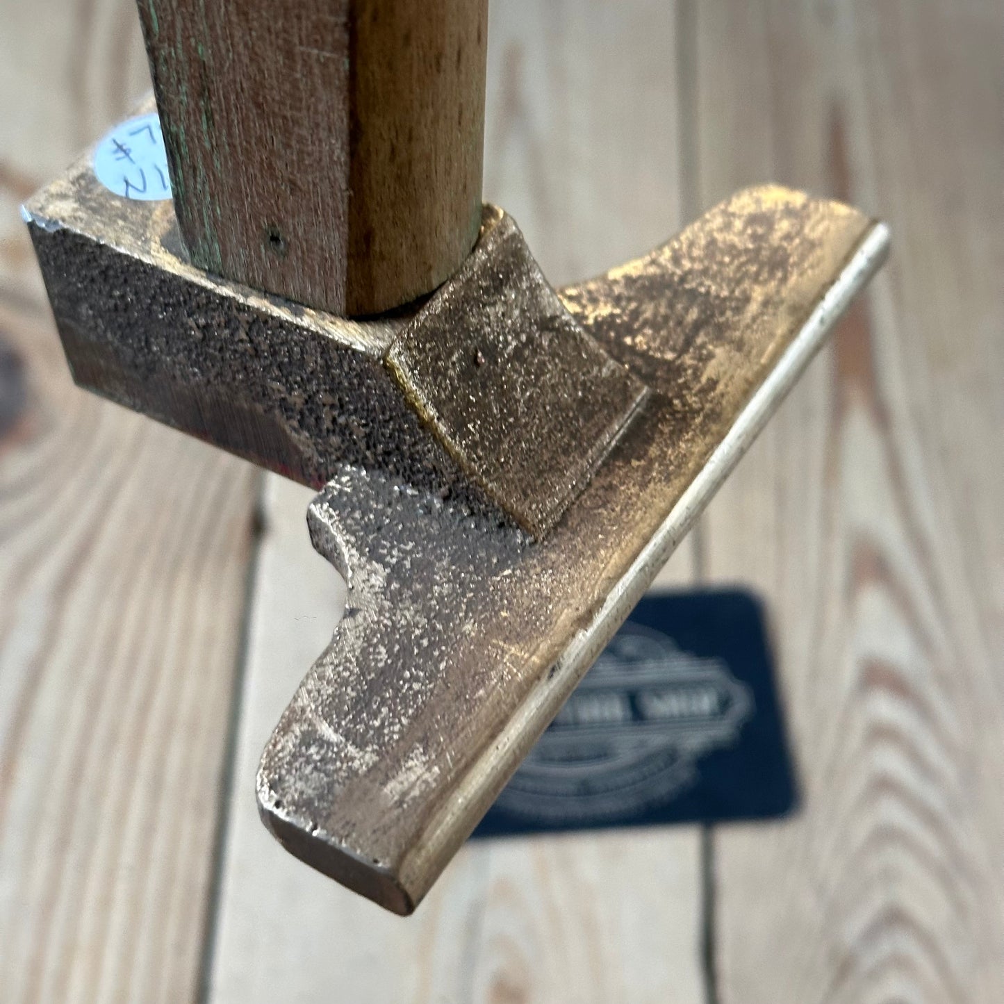 N1796 Vintage BRONZE VENEER HAMMER